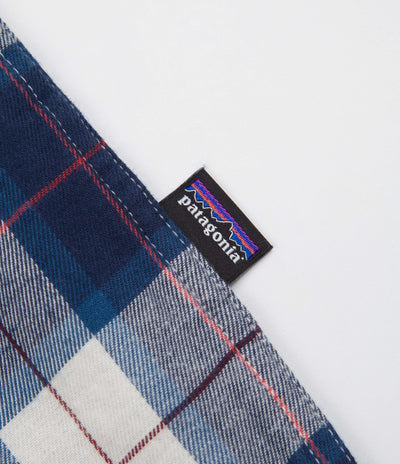 Patagonia Cotton In Conversion Fjord Flannel Shirt - Beach Plaid: Tidepool Blue