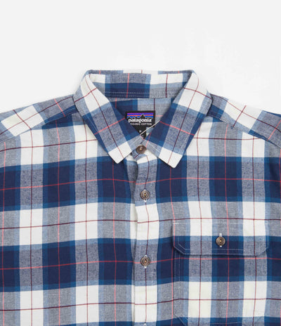Patagonia Cotton In Conversion Fjord Flannel Shirt - Beach Plaid: Tidepool Blue