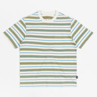 Patagonia Cotton In Conversion Pocket T-Shirt - Skater Stripe: Hemlock Green thumbnail