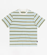 Patagonia Cotton In Conversion Pocket T-Shirt - Skater Stripe: Hemlock Green