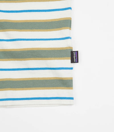 Patagonia Cotton In Conversion Pocket T-Shirt - Skater Stripe: Hemlock Green