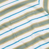 Patagonia Cotton In Conversion Pocket T-Shirt - Skater Stripe: Hemlock Green thumbnail