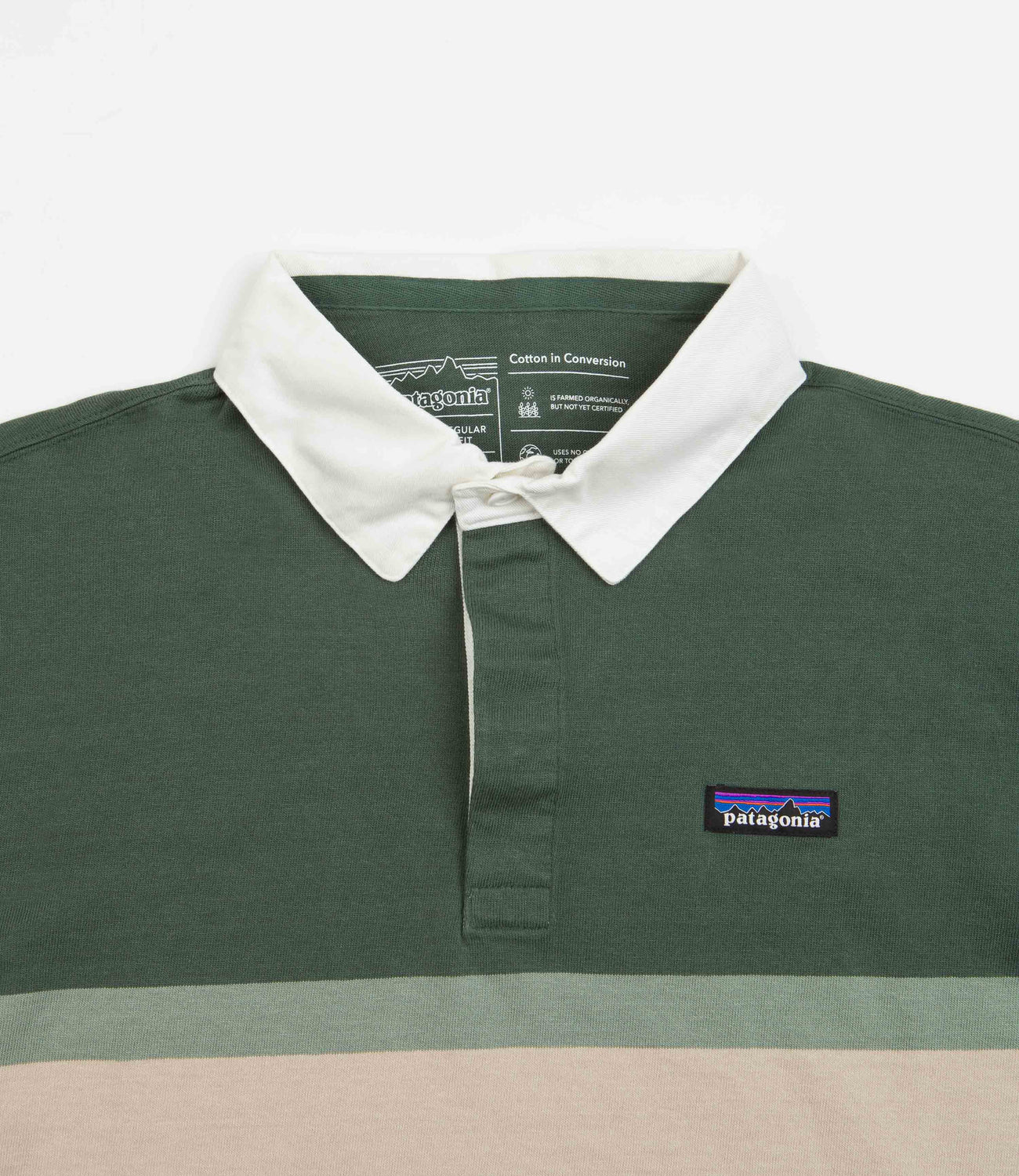 Patagonia Cotton In Conversion Rugby Shirt Rugby Big Pinyon Green Flatspot