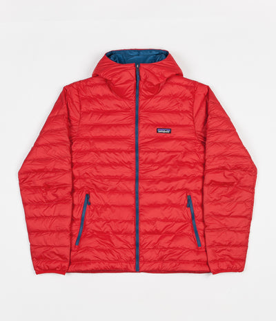 Patagonia Down Sweater Hooded Jacket - Fire