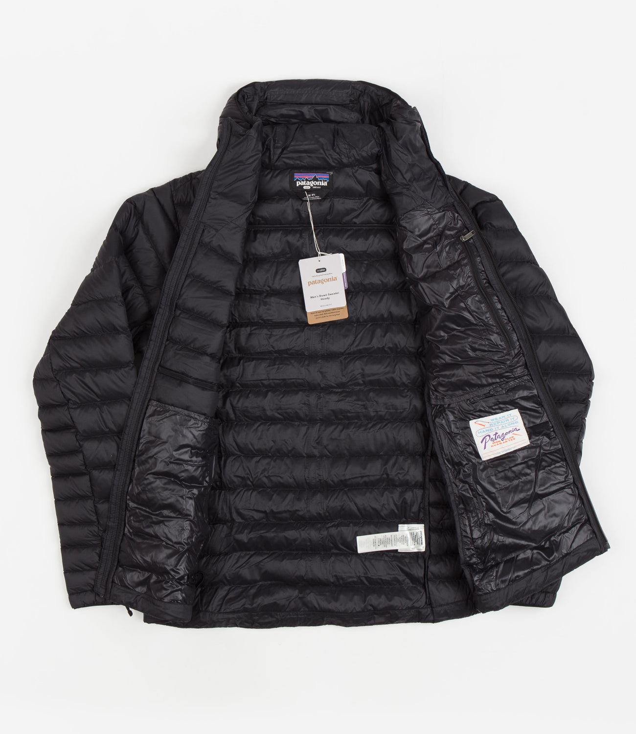 Patagonia Down Sweater Hooded Jacket (NetPlus®) - Black | Flatspot