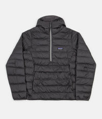 Patagonia Down Sweater Hooded Pullover Jacket - Forge Grey / Forge Grey