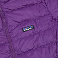 Patagonia Down Sweater Hooded Pullover Jacket - Purple thumbnail