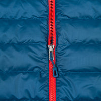Patagonia Down Sweater Jacket - Big Sur Blue / Fire Red thumbnail