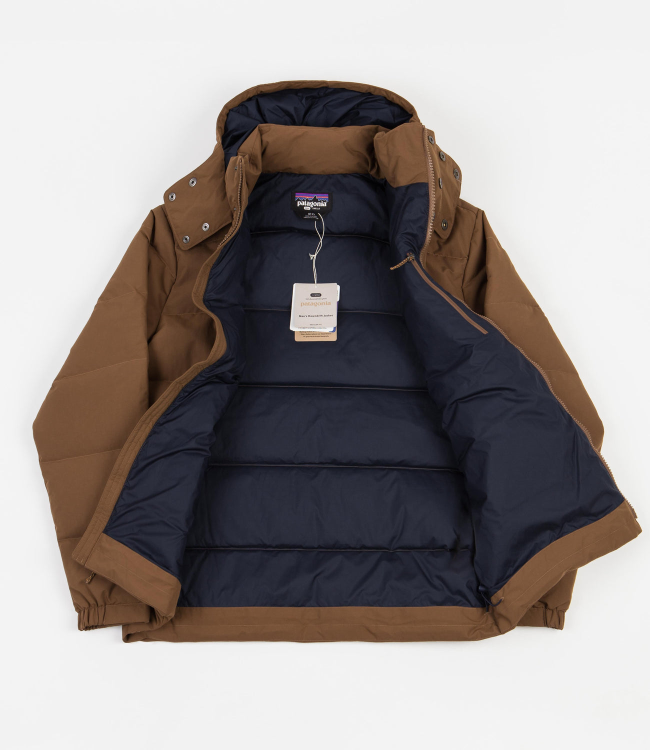 Patagonia Downdrift Jacket Owl Brown Flatspot