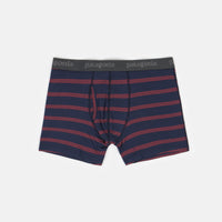 Patagonia Essential Boxer Briefs - Pier Stripe / New Navy thumbnail