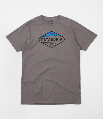 Patagonia Fitz Roy Crest T-Shirt - Narwhal Grey