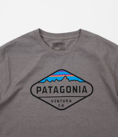Patagonia Fitz Roy Crest T-Shirt - Narwhal Grey