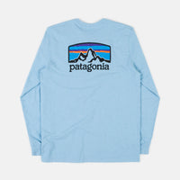 Patagonia Fitz Roy Horizons Responsibili-Tee Long Sleeve T-Shirt - Break Up Blue thumbnail