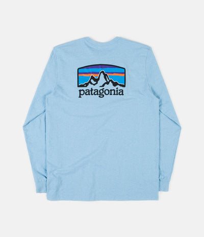 Patagonia Fitz Roy Horizons Responsibili-Tee Long Sleeve T-Shirt - Break Up Blue