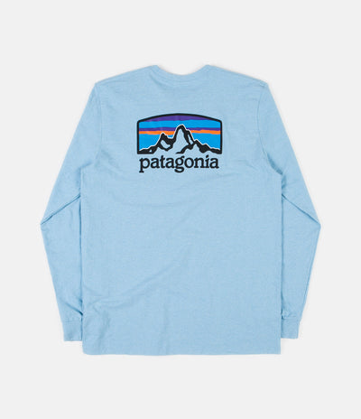 Patagonia Fitz Roy Horizons Responsibili-Tee Long Sleeve T-Shirt - Break Up Blue