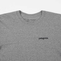 Patagonia Fitz Roy Horizons Responsibili-Tee Long Sleeve T-Shirt - Gravel Heather thumbnail