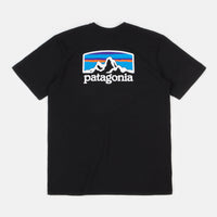 Patagonia Fitz Roy Horizons Responsibili-Tee T-Shirt - Black thumbnail