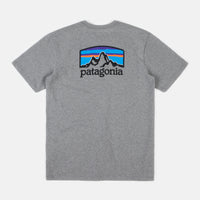 Patagonia Fitz Roy Horizons Responsibili-Tee T-Shirt - Gravel Heather thumbnail