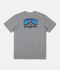 Patagonia Fitz Roy Horizons Responsibili-Tee T-Shirt - Gravel Heather