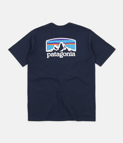 Patagonia Fitz Roy Horizons Responsibili-Tee T-Shirt - New Navy