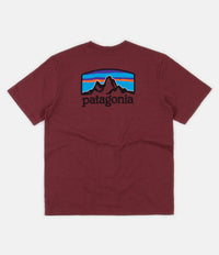 Patagonia Fitz Roy Horizons Responsibili-Tee T-Shirt - Oxide Red