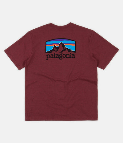 Patagonia Fitz Roy Horizons Responsibili-Tee T-Shirt - Oxide Red