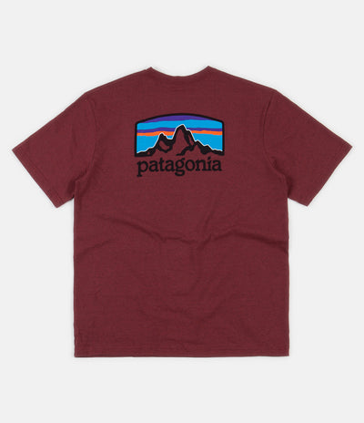 Patagonia Fitz Roy Horizons Responsibili-Tee T-Shirt - Oxide Red