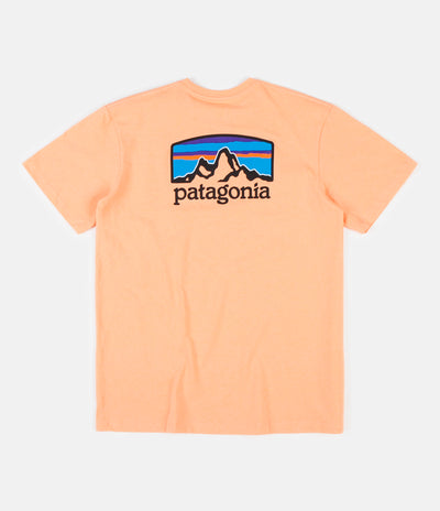 Patagonia Fitz Roy Horizons Responsibili-Tee T-Shirt - Peach Sherbert