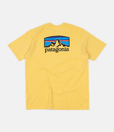 Patagonia Fitz Roy Horizons Responsibili-Tee T-Shirt - Surfboard Yellow