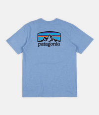 Patagonia Fitz Roy Horizons Responsibili-Tee T-Shirt - Wilder Blue