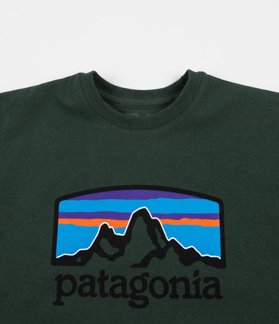 Patagonia Fitz Roy Horizons Uprisal Crewneck Sweatshirt - Alder Green