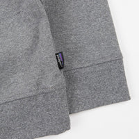 Patagonia Fitz Roy Horizons Uprisal Crewneck Sweatshirt - Gravel Heather thumbnail