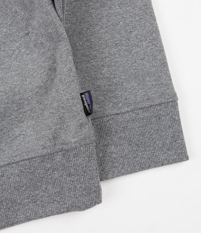 Patagonia Fitz Roy Horizons Uprisal Crewneck Sweatshirt - Gravel Heather