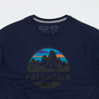 Patagonia Fitz Roy Scope Organic T-Shirt - Classic Navy thumbnail