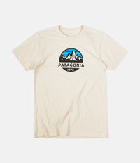 Patagonia Fitz Roy Scope Organic T-Shirt - Oyster White