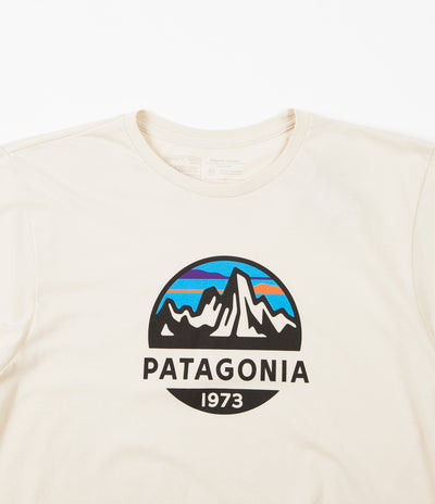 Patagonia Fitz Roy Scope Organic T-Shirt - Oyster White