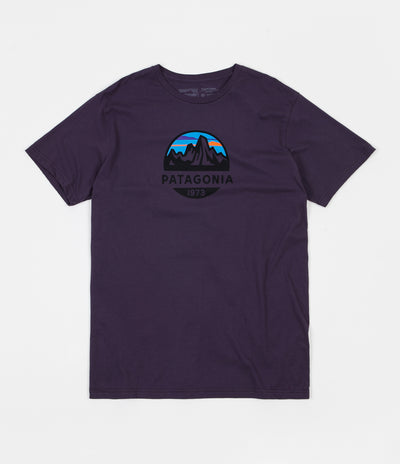 Patagonia Fitz Roy Scope Organic T-Shirt - Piton Purple