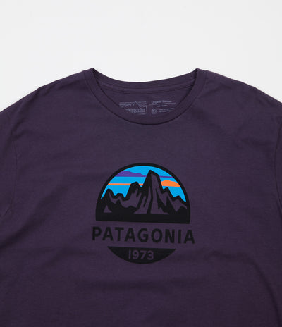 Patagonia Fitz Roy Scope Organic T-Shirt - Piton Purple