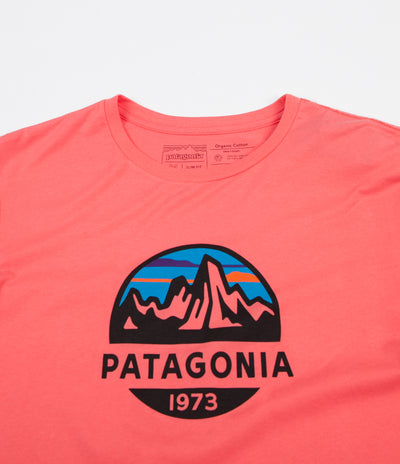 Patagonia Fitz Roy Scope Organic T-Shirt - Spiced Coral