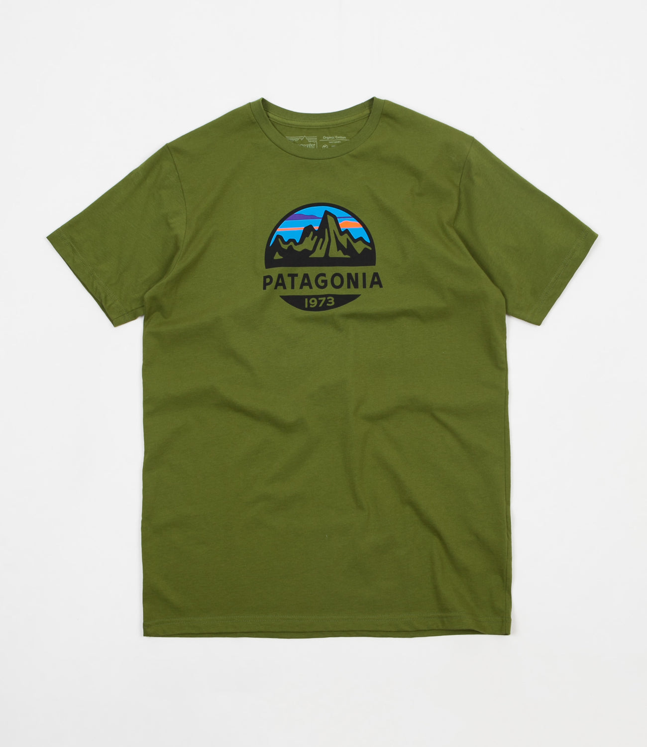 Patagonia Fitz Roy Scope Organic T Shirt Sprouted Green Flatspot