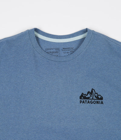 Patagonia Fitz Roy Scope Responsibili-Tee Long Sleeve T-Shirt - Pigeon Blue