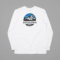 Patagonia Fitz Roy Scope Responsibili-Tee Long Sleeve T-Shirt - White thumbnail