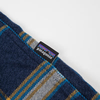 Patagonia fjord flannel activist blue top