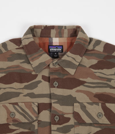 Patagonia Fjord Flannel Shirt - Bear Witness Camo: Sage Khaki