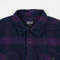 Patagonia Fjord Flannel Shirt - Burlwood: Purple thumbnail