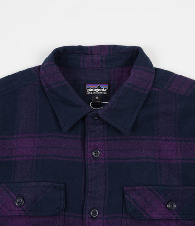 Patagonia Fjord Flannel Shirt - Burlwood: Purple