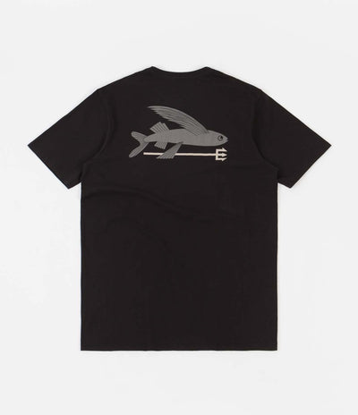 Patagonia Flying Fish Organic T-Shirt - Black