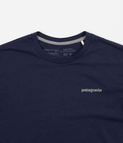 Patagonia Flying Fish Organic T-Shirt - Classic Navy