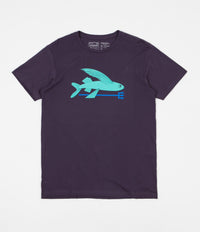 Patagonia Flying Fish Organic T-Shirt - Piton Purple