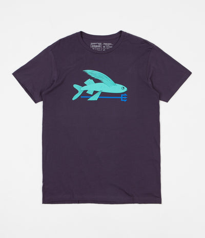 Patagonia Flying Fish Organic T-Shirt - Piton Purple